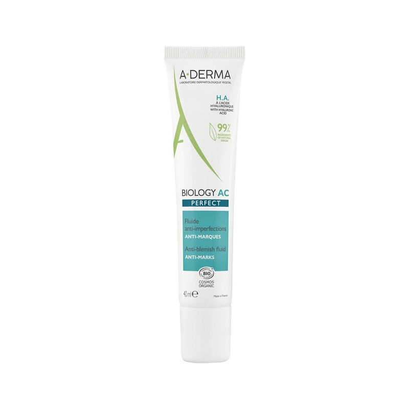 ADERMA, Biology AC Perfect Fluido Anti-Imperfecciones y Marcas Post Acné,