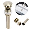 Pop Up Basin Drain Copper G1/4 Brushed Gold Corrosion Resistant