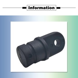 CTAKPOWE 4 Pcs Boat Bimini Fittings Top Cover, Nylon Eye End Top Bimini Top Hardware Cover Boat Canopy Parts Bimini Boats & Equipment (5/8) A Ship Marine Hardware