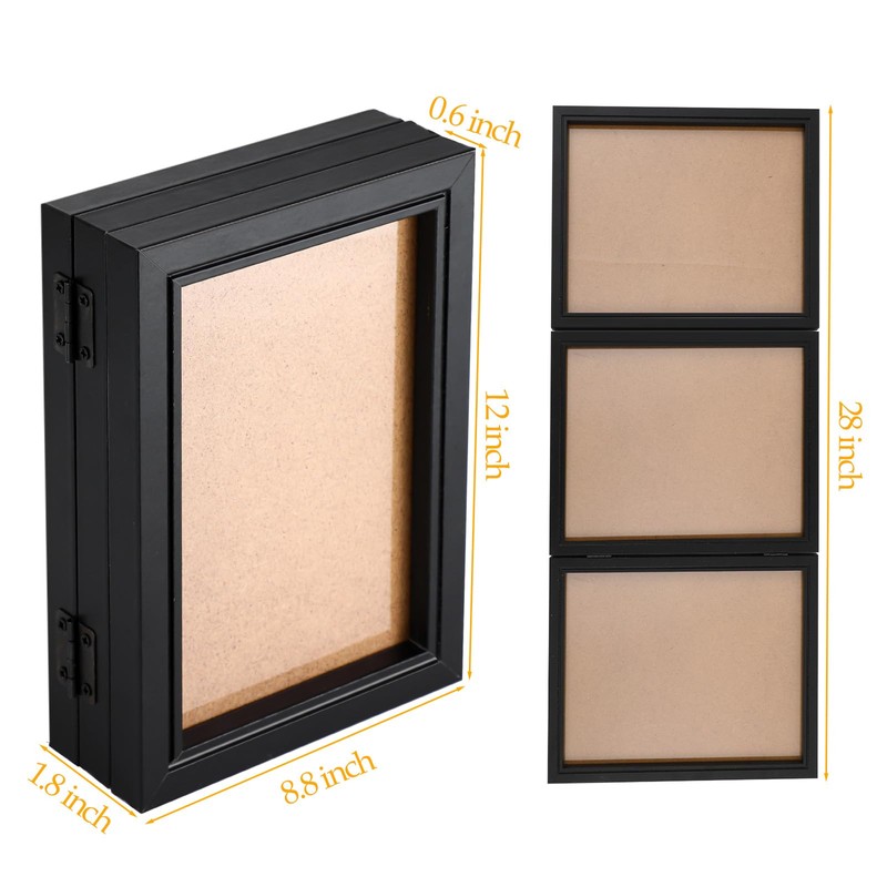 Sintuff 8 x 10 Picture Frames Hinged Fold Photos Frame