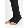 Relaxsan M2170A (Black, Sz.5) Soft microfibre open-toe medical compression hold