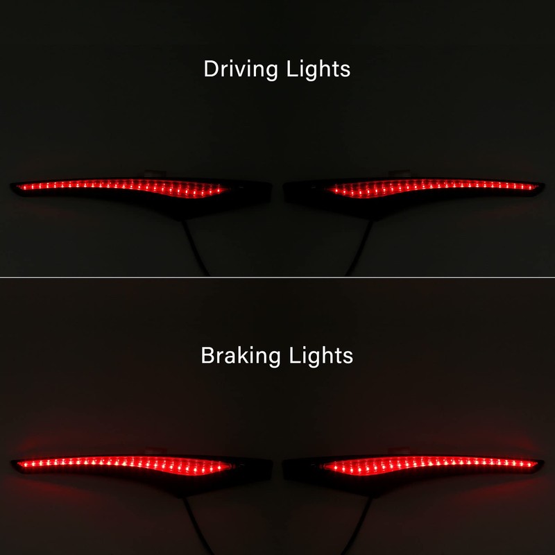 XMT-MOTO Saddlebag Accent Swoop LED Light Fit For Honda Goldwing