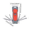 F Fityle Multifunctional Screwdriver Tool, Pocket Screwdriver Phillips and Flat