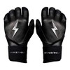 BRUCE BOLT Chrome Series Long Cuff Black Batting Glove -