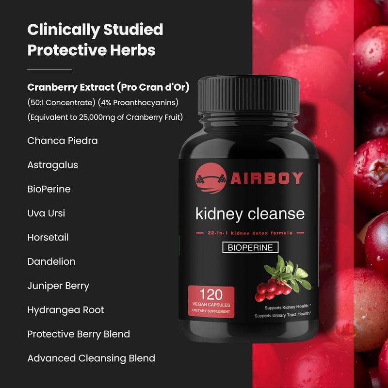 Xemenry Cranberry Extract, Bioperine - Kidney and Urinary Tract Support