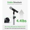 Height adjustable Metal Desktop Microphone Stand with Mic Clip -