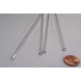 Tenite CAB Butyrate Round Tube .187" (3/16") OD x .125" (1/8") ID x 1/32" Wall x 6 Ft. Length 15 pcs 90 Ft