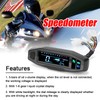 GoolRC Universal Mini Digital Tachometer Motorcycle LCD Digital Tachometer for
