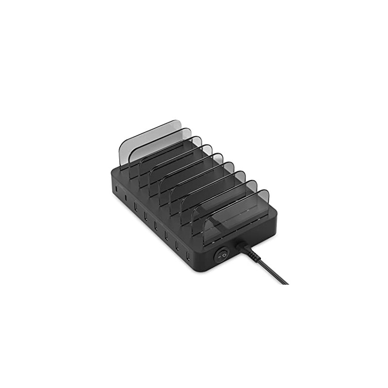 Conceptronic OZUL02B Charger 8-Port / 75W / 2x USB-C PD