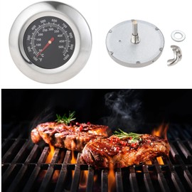 Hicello Thermometer Grill Omnia Accessories Thermometer Grill BBQ Lid Thermometer Barbecue Pit Smoker Grill Thermometer Grill Thermometer Smoker Temp Gauge 100°F - 1000°F (50°C - 500°C) Thread M10