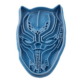 Cuticuter Black Panther Superhero Cookie Cutter, Blue, 8 x 7 x 1.5 cm