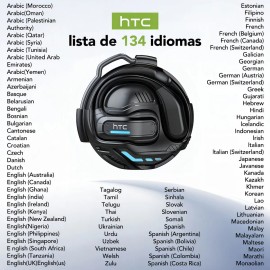 Audfonos Inalambricos Htc Ne02 IA Traduccin Bt6.0 Ows Auriculares Luz Led Deportivos Para Gamer Con Ios Y Android Auriculares                         