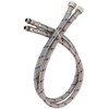 BWE 32-Inch Long Bathroom Kitchen Faucet Connector, Braided Stainless Steel