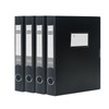 4 Pack Box Files A4,Plastic Box File with Lid,40mm Spine