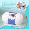 200g Yarn for Crocheting, Crochet Yarn, Easy Yarn for Beginners