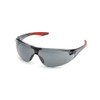 Delta Plus SG-18G Avion Safety Glasses, Grey Lens with Red