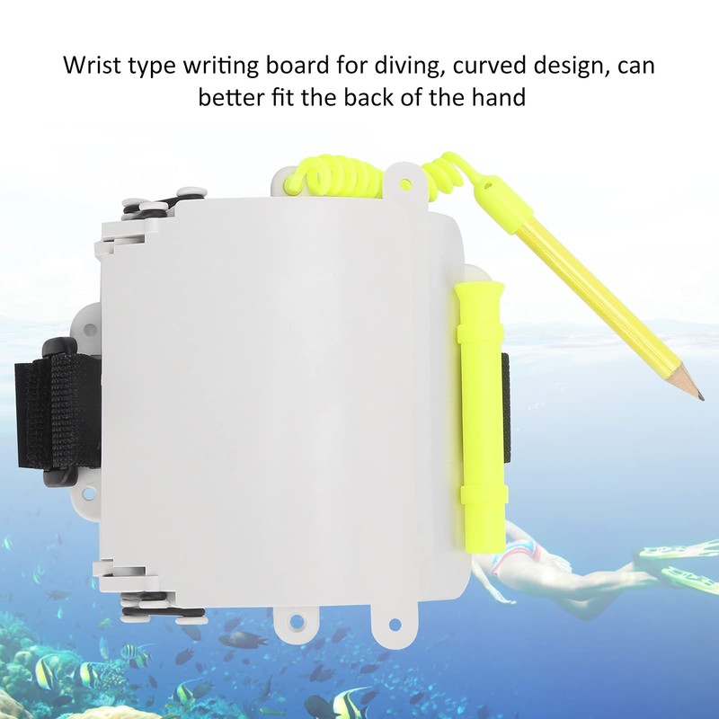 Dilwe Diving Wrist Writing Board, Diving Writing Board, Adjustable Underwater