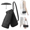 MOLHEM Backpack Folding Travel Umbrella (Dark)