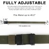 Unbranded Men's Tactical Belt Alloy Quick-Release Buckle Outdoor Adjustable Nylon