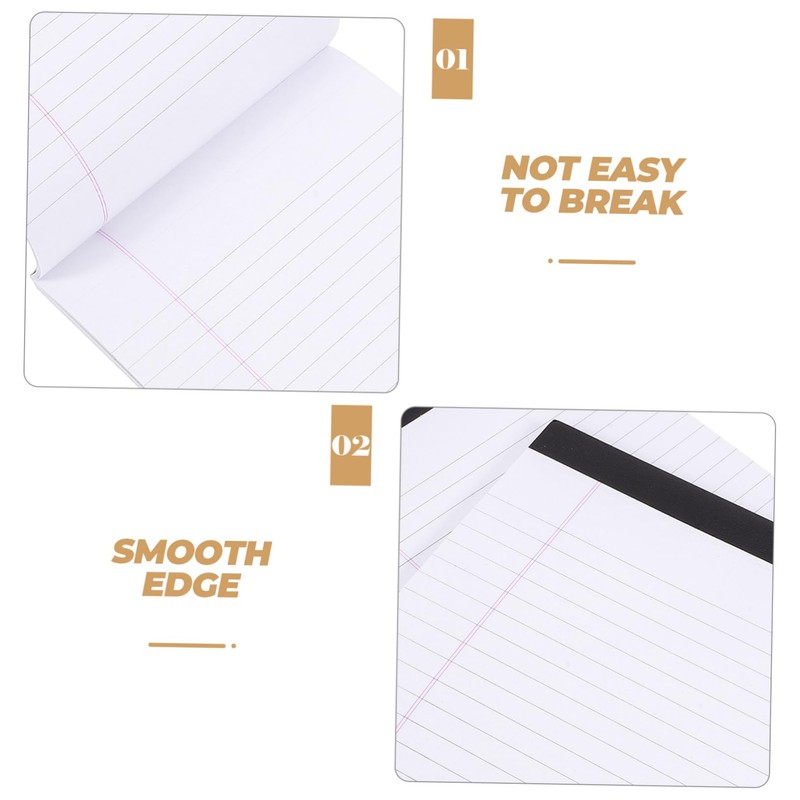 Operitacx 8PCS A5 Pads Minimalist Writing Pads Notepads Small Legal