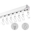 VEVOR Ceiling Curtain Track Set, 17.7 FT/5.4 Meter, Sliding Ceiling