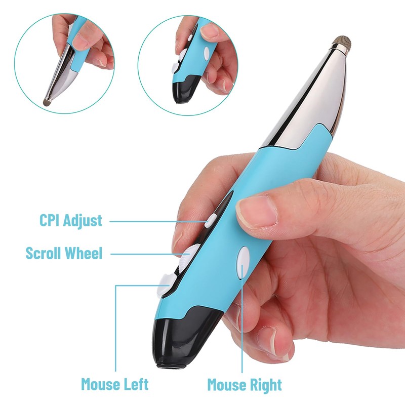 USB Computer Stylus, PC TV Mouse Pen, 2.4G Optical Pen