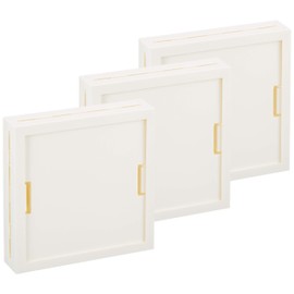 J-Force スクエア型ドッキングフォトフレーム「FOTOBIT フォトビット」3枚入り (ホワイト)