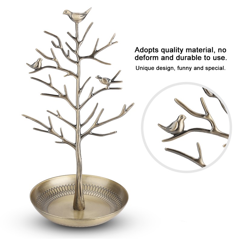 Fashionable Hanger Stand Necklace Bracelet Display Storage Tool Antique Bronze