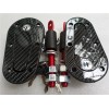 Racing Car Carbon Fiber Hood Pin Plus Flush Mount latch
