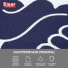 Siser 1FFLKPRO-BR-3050 Thermal Transfer Medium Velvety Flock Vinyl Navy 50cm
