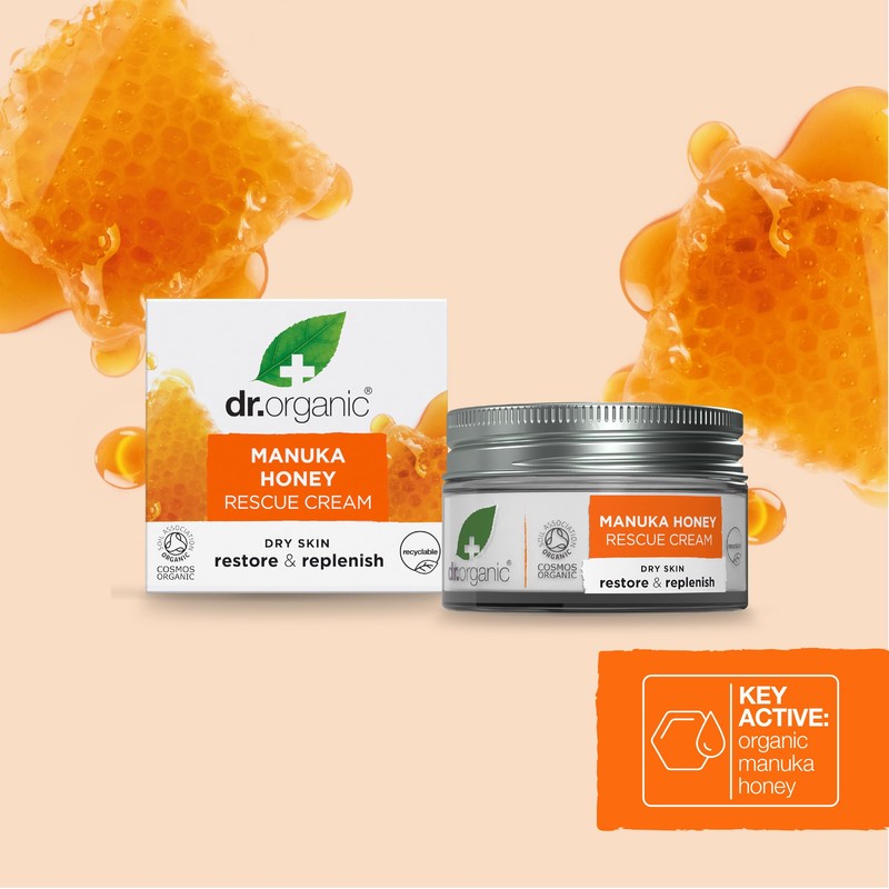 Dr. Organic Manuka Honey Rescue Cream | Nourishing and Soothing