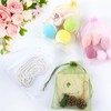 Mstar Packing 100PCS Premium Sheer Organza Bags, White Wedding Favor