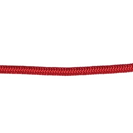 CBKnot Premium 1/4" Stiff Polyester Halter Cord Rope - Used by Elite Trainers for Halter Manufacturing. Low Stretch, High Strength, Made in The USA (200 ft. Hank, Red)