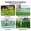 Temporary Fence for Dogs Outdoor: Plastic Fencing Garden Fence Barrier