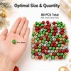 Christmas Acrylic Beads for Jewelry Making, DIY Beaded Christmas Tree
