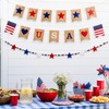 SmoothNovelty 2 Sets 250th Anniversary Wooden Red and Blue Star