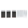 9Pcs Pen Resin Molds Silicone Smoothing Durable Easy Removal Ballpoint