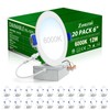 zouzai 20 Pack 6 Inch Ultra-Thin LED Recessed Ceiling Light
