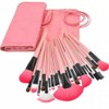 Artbox/WithMarket Beauty Shop Makeup Brush 24-Piece Set (Pink)