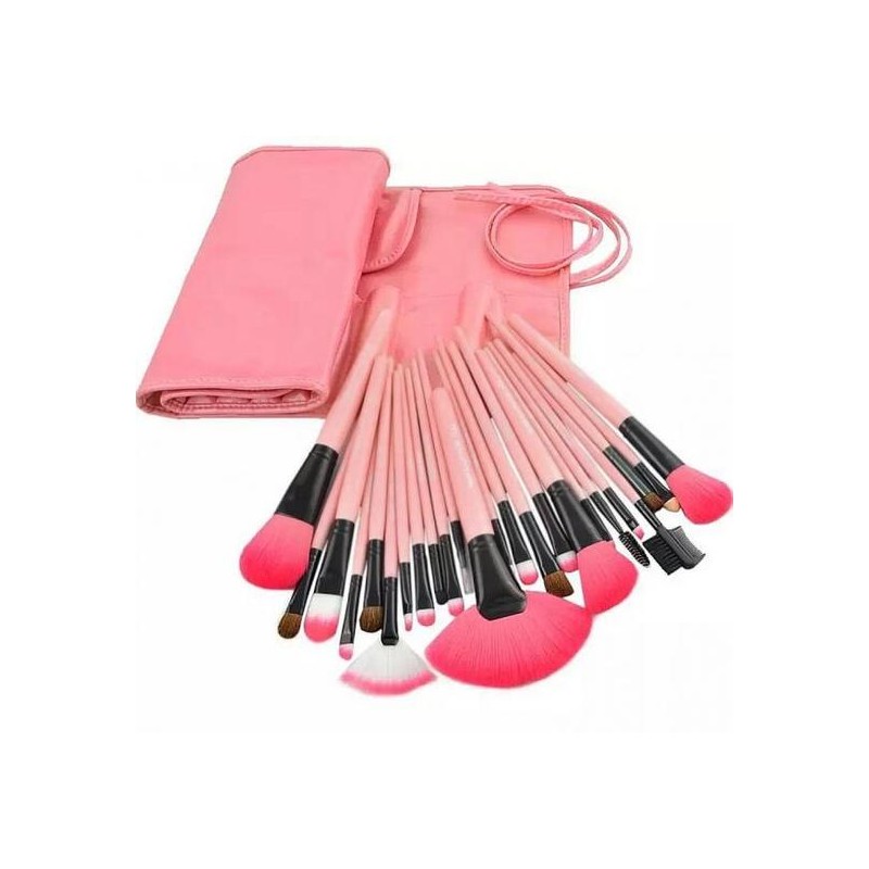 Artbox/WithMarket Beauty Shop Makeup Brush 24-Piece Set (Pink)
