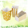 CAXUSD Popcorn Carton Party Favors 36 Pack Variety Dot Strip