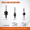 KATA 3 Pack Silicone Dust Bowl for Hole Saw, Hole
