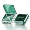 DUBSTAR Daily Pill Organizer,4 Compartments Portable Travel Small Pill Case,
