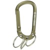 Bohken Club MCB-14 Military Carabiner 3 Key Ring Sand