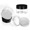 Qianyu 4 PCS Travel Size Jars Round Wide-mouth Container Leak-Proof