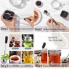 Rotating Long Handle Tea Infuser,2Pcs Rotating Long Handle Tea Ball,Rotating