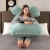 Amagoing 55 inches Pregnancy Pillows for Sleeping, U Shaped Maternity
