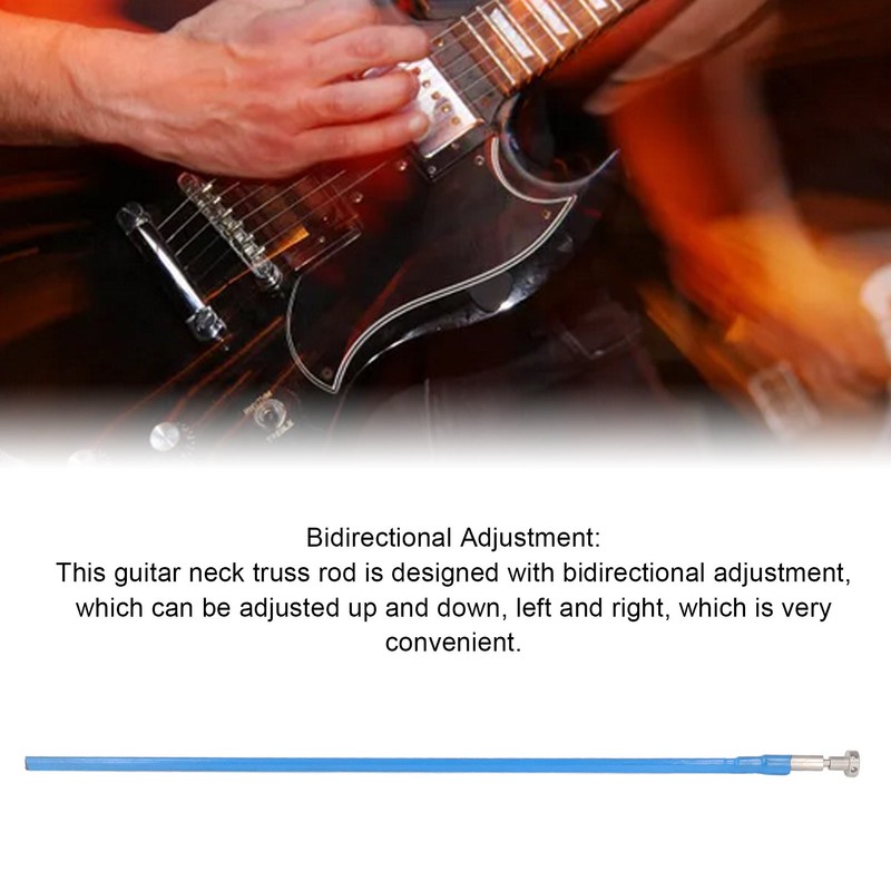 Guitar Truss Rod Steel 2 Way Bidirectional Adjustment Electric Guitar