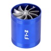 Air Intake Turbo Supercharger Dual Fan Gas Fuel Saver F1‑Z