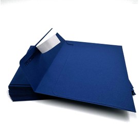 umschlag-discount - 50 Azure Blue Peel and Seal Envelopes C6=162x114mm Postcard Size Dark Blue Royal Blue